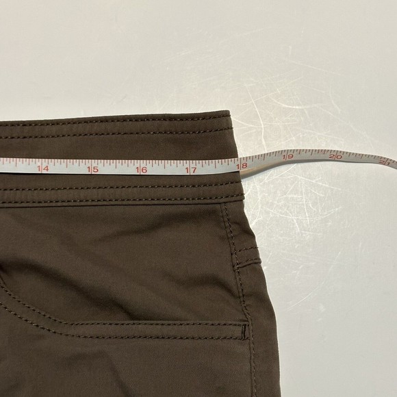 Prana Nylon Pants Mens Size 34 x 30 Slim Fit Chino Breathable Hiking Clothes - Picture 7 of 11